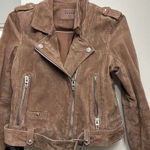 Blanknyc Suede Moto jacket womens